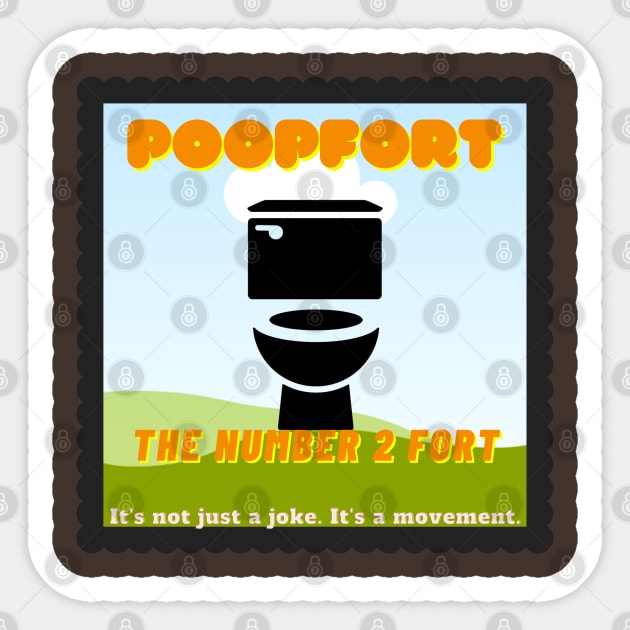 Poopfort stamp Sticker by Star Trek Sucks?